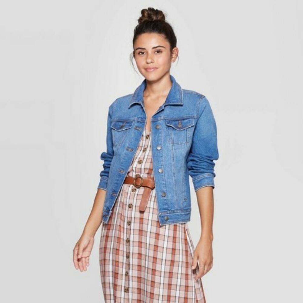Universal Thread medium-wash Denim Jacket